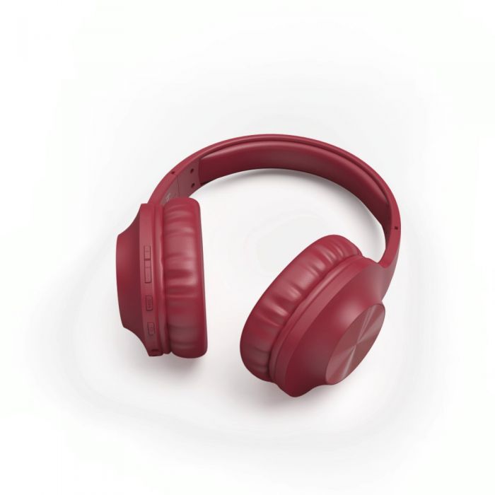 Casti audio On-Ear Hama Calypso, Bluetooth, Bass Boost, Rosu