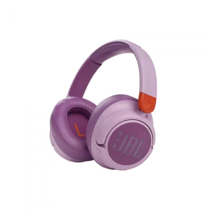 Casti audio Over-Ear pentru copii JBL JR460NC, Bluetooth, Noice Cancelling, Microfon, Roz