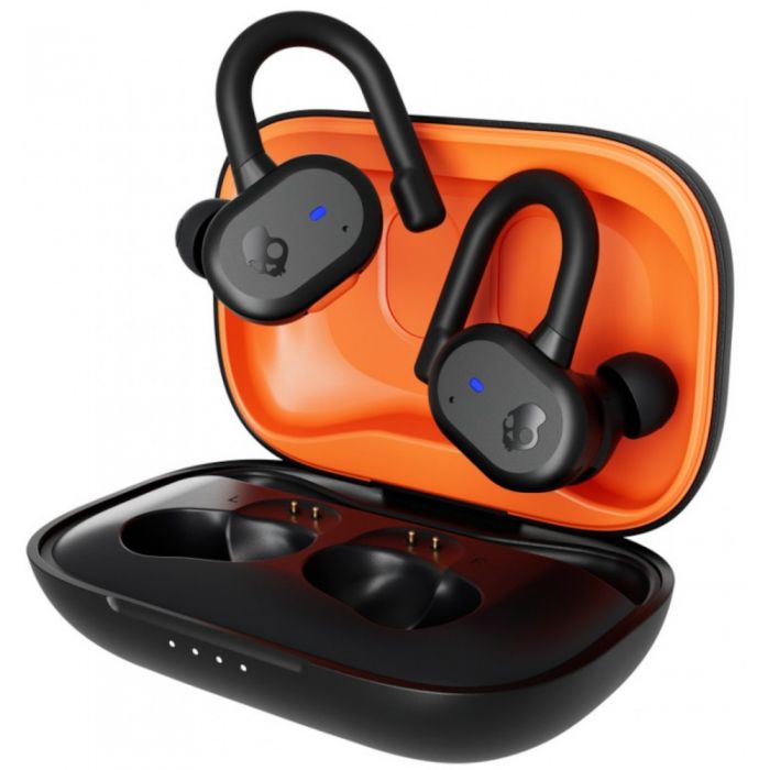 Casti True Wireless Skullcandy Push Active, Bluetooth, IP55, Black Orange