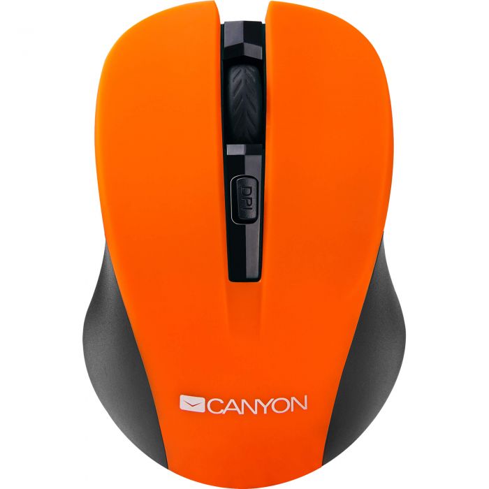 Mouse Canyon CNE-CMSW1O, Wireless, Portocaliu