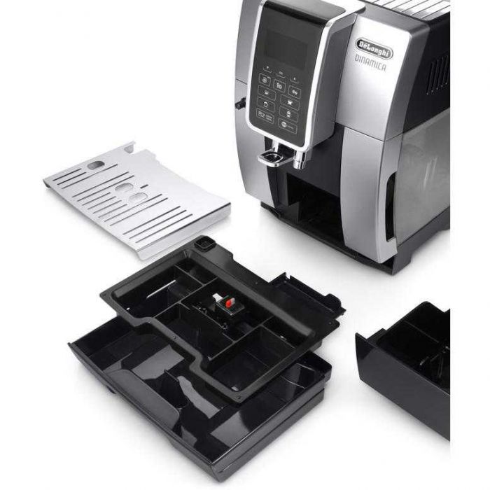 Espressor automat DeLonghi Dinamica ECAM 350.55.SB, 1450 W, 15 bar, Argintiu/Negru