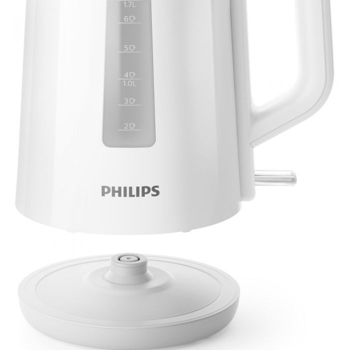 Fierbator Philips HD9318/00, 2200 W, 1.7 l, Indicator luminos, Indicator nivel apa, Alb