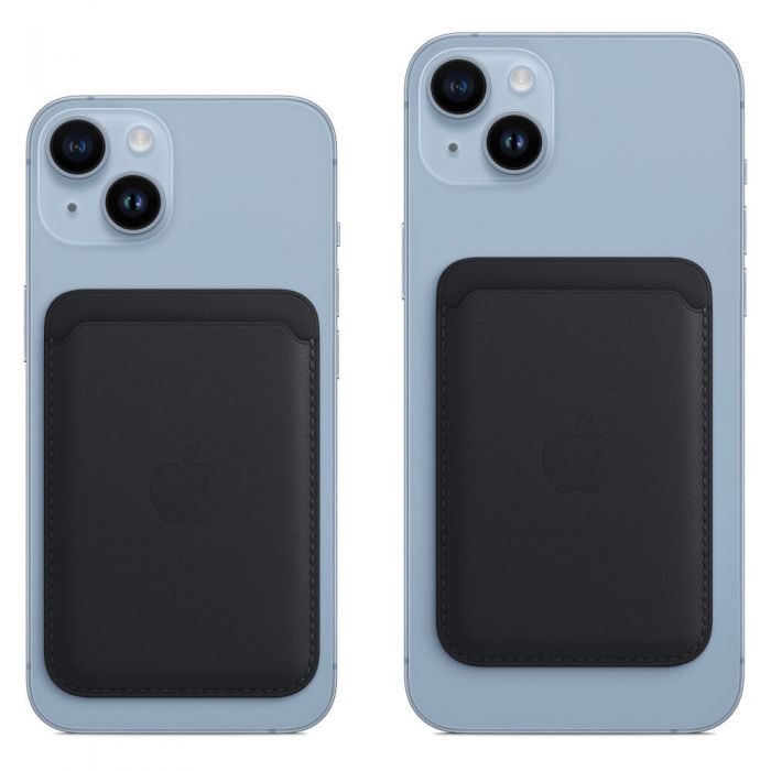 Husa de protectie Apple Leather Wallet MagSafe pentru iPhone, Umber