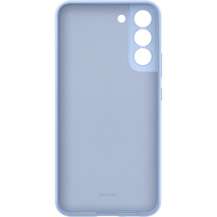 Husa de protectie Samsung Silicone Cover pentru Galaxy S22+, Artic Blue