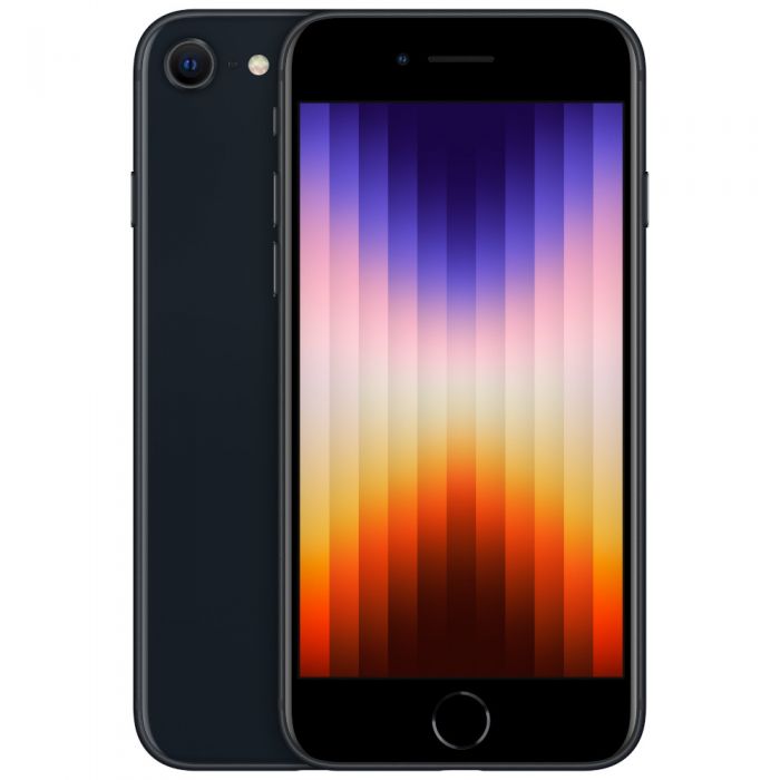 Telefon mobil Apple iPhone SE (gen3), 64GB, Midnight
