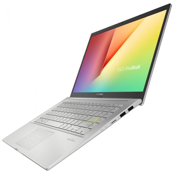 Laptop Asus K413EA-EB1475, Intel Core i5-1135G7, 2.4GHz, 8GB, 512GB SSD, Intel Iris Xe Graphics, Free DOS, Argintiu