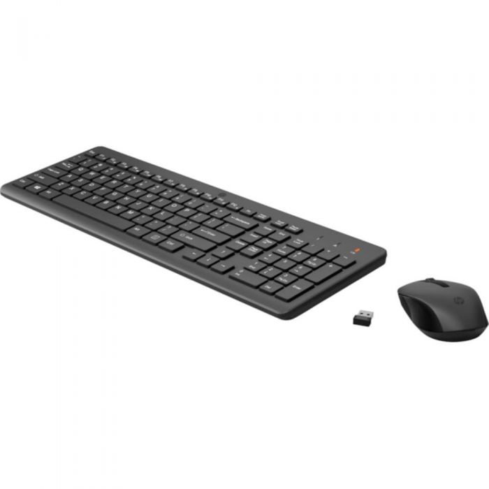 Kit tastatura + mouse HP 330, Wireless, Negru