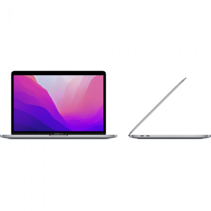 Laptop Apple MacBook Pro 13, Apple M2, 8GB, SSD 512GB, Apple M2 GPU, macOS Monterey, Space Gray, RO KB