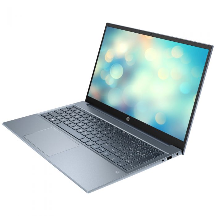 Laptop HP Pavilion 5D5M1EA, 15.6 inch, Full HD,  AMD Ryzen 5 5500U, 16GB DDR4, 512GB SSD, AMD Radeon, Windows 11 Home, Albastru