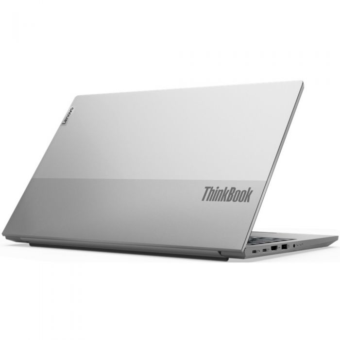 Laptop Lenovo ThinkBook 15 Gen 3 21A40007RM, AMD Ryzen 7 5700U, 15.6 inch, FHD, 16 GB RAM, 512GB SSD, AMD Radeon Graphics, Windows 10 Pro, Argintiu