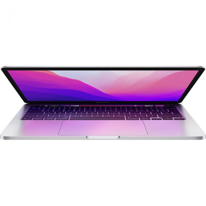 Laptop Apple MacBook Pro 13, Apple M2, 8GB, SSD 256GB, Apple M2 GPU, macOS Monterey, Silver, RO KB