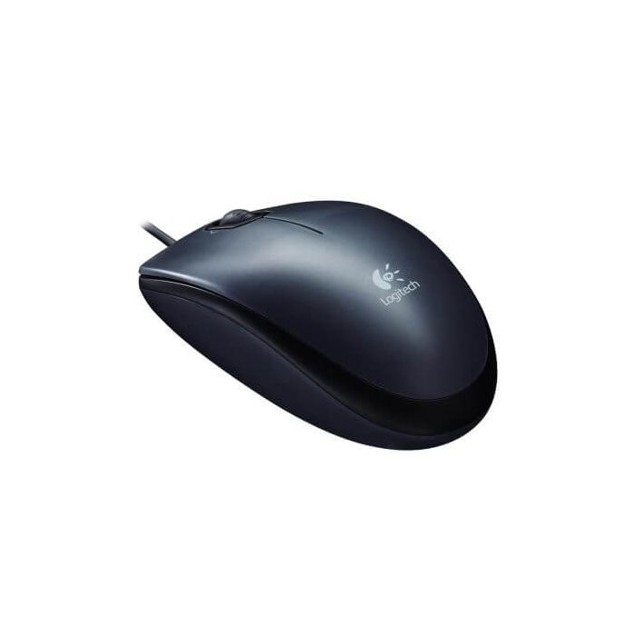 Mouse USB wired Logitech M90, Gri