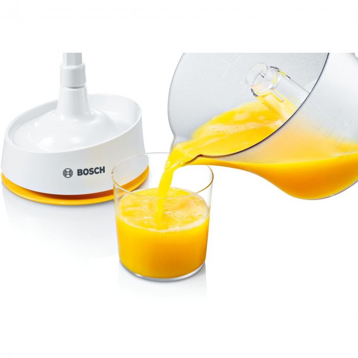 Storcator de citrice Bosch MCP3000N, 25 W, 0.8 l, Alb