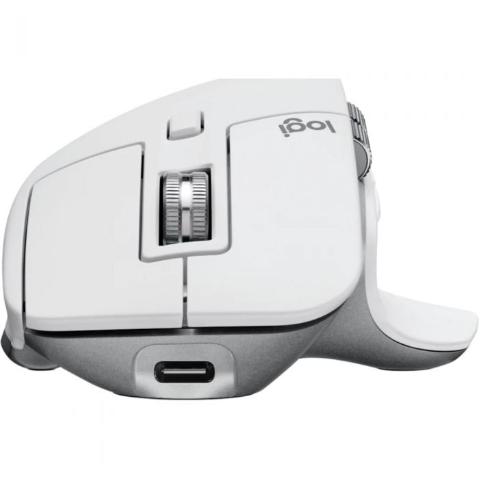 Mouse wireless Logitech MX Master 3S Performance, 8000 dpi, Pale Grey