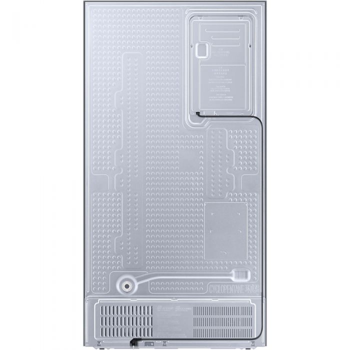 Side by Side Samsung RH68B8541S9/EF, 627 l, No Frost, Digital Inverter, PowerFreeze, Indoor Ice Maker, Dozator apa, H 178 cm, Argintiu, Clasa E