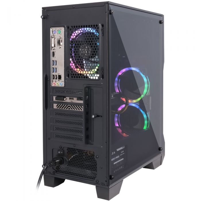 Sistem Desktop PC Gaming, Inaza Flash II, AMD Ryzen 3 4100, 4.0 GHz, 16GB DDR4, M.2 NVMe, SSD 512GB, GeForce GTX 1650, 4GB