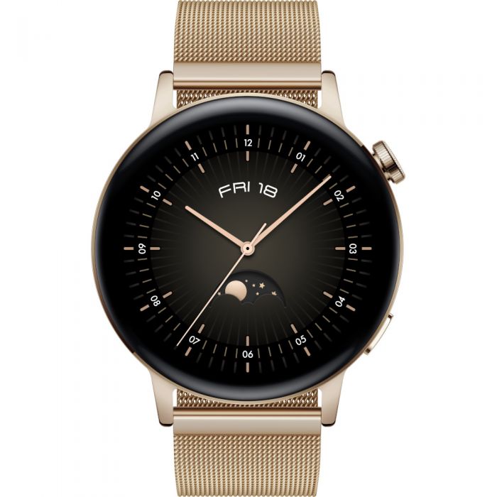 Smartwatch Huawei Watch GT 3 Milo-B19T Elegant Gold Milanese