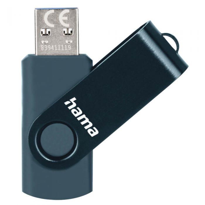 tonight Affect inertia Memorie USB Hama Rotate | 64GB | USB 3.0 | flanco.ro