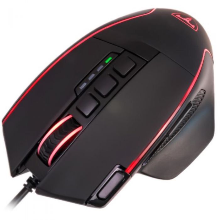 Mouse gaming T-Dagger Vale T-TGM309, Iluminare RGB, Negru