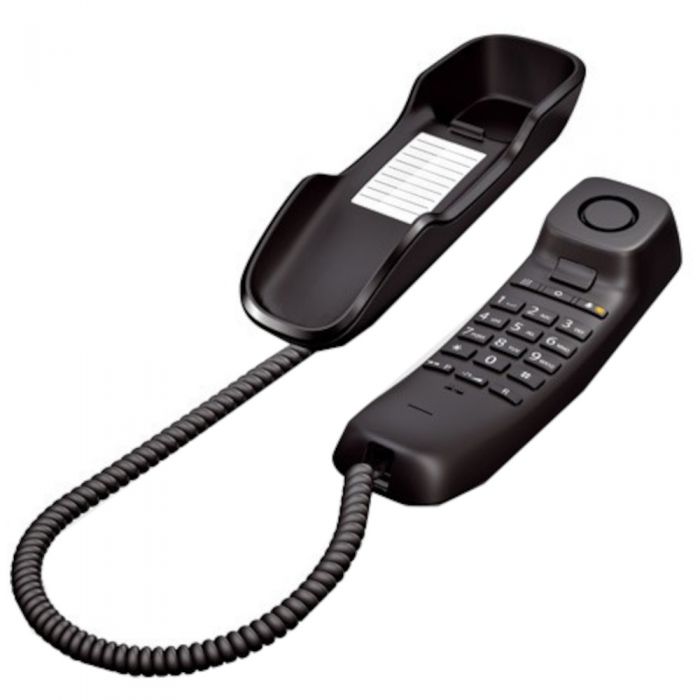 Telefon fix cu fir Gigaset DA210, Negru