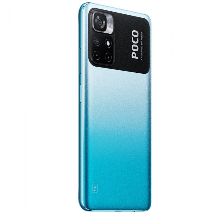 Telefon mobil Poco M4 Pro, 5G, Dual SIM, 64 GB, 4GB RAM, Cool Blue