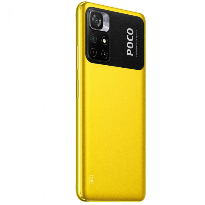 Telefon mobil Poco M4 Pro, 5G, Dual SIM, 128 GB, 6GB RAM, Yellow