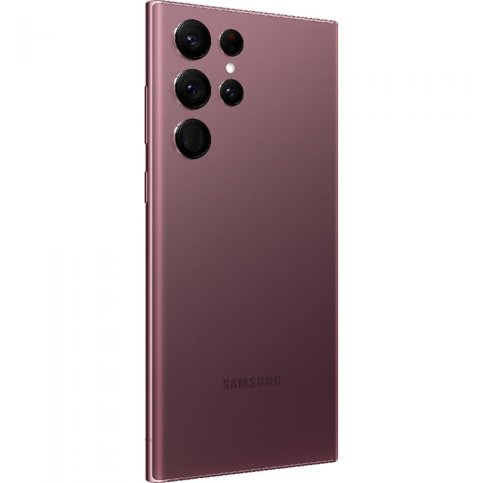 Telefon mobil Samsung Galaxy S22 Ultra, 5G, 256GB, 12GB RAM, Dual SIM, Burgundy 