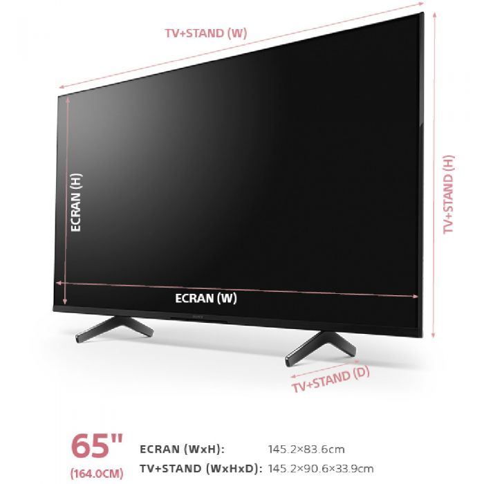 Televizor Smart LED SONY BRAVIA 65X85K, Google, 4K, HDR, 100 Hz, 164 cm, Clasa F