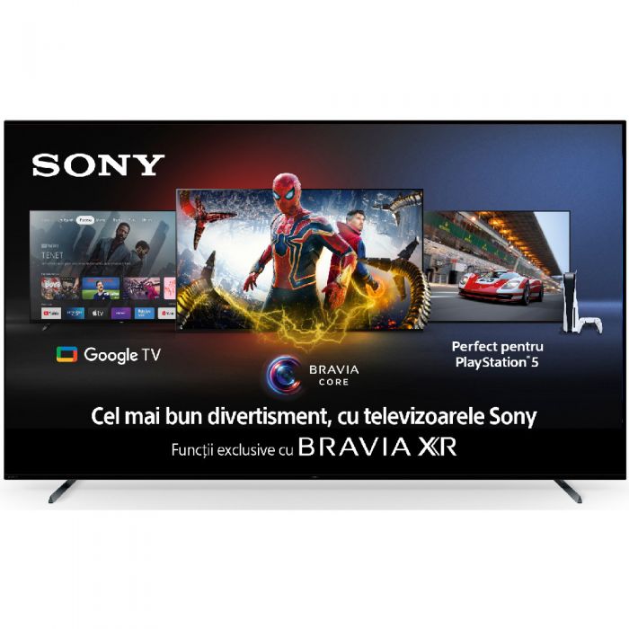 Televizor Smart OLED SONY BRAVIA XR 77A80K, Google, 4K, HDR, 100 Hz, 195 cm, Clasa E