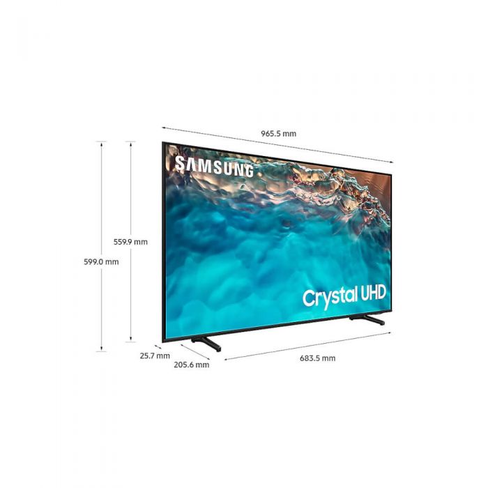 Televizor Smart LED, Samsung 43BU8072, 108 cm, 4K Ultra HD, Clasa G