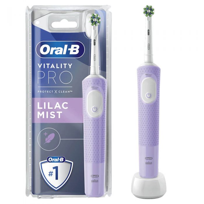 Periuta de dinti electrica Oral-B Vitality Pro, 3 programe, 1 capat, Violet