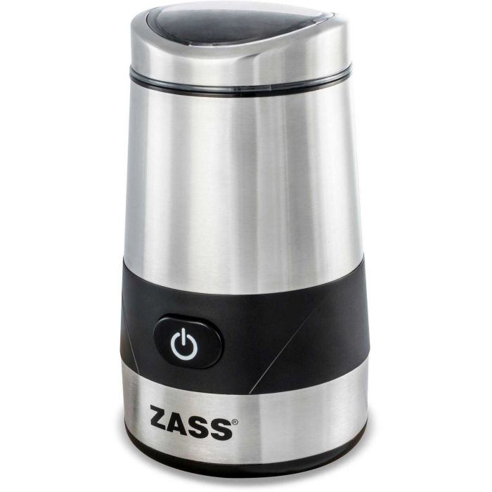 Rasnita de cafea Zass ZCG 07, 200 W, 60 g, Argintiu