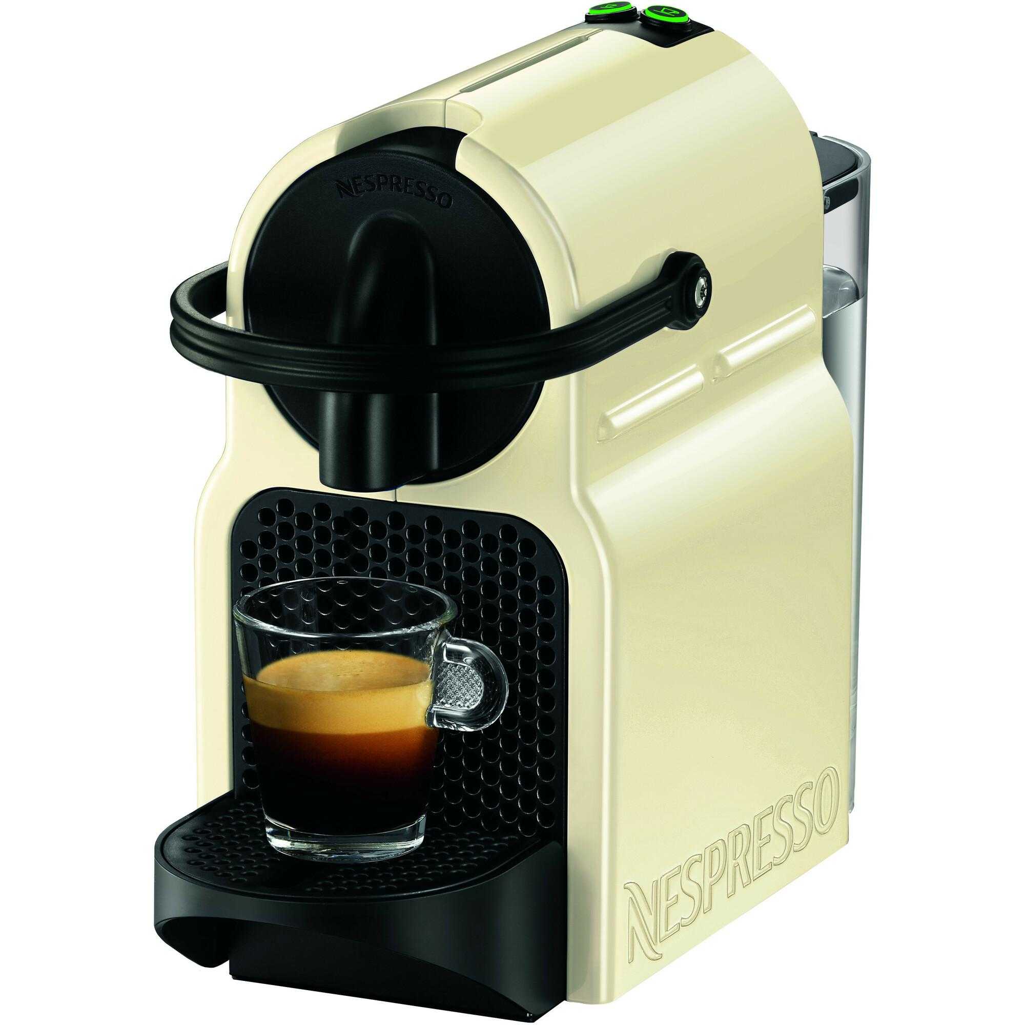  Espressor Nespresso Inissia D40, 1260 W, 0.7 L, 19 bar, Crem 
