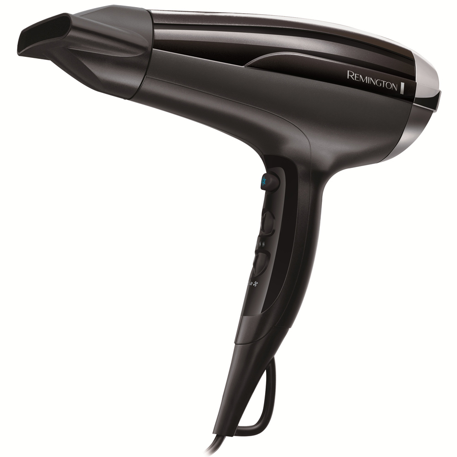  Uscator de par Remington D5215, 2300 W, 2 viteze, 3 trepte temperatura, Negru 