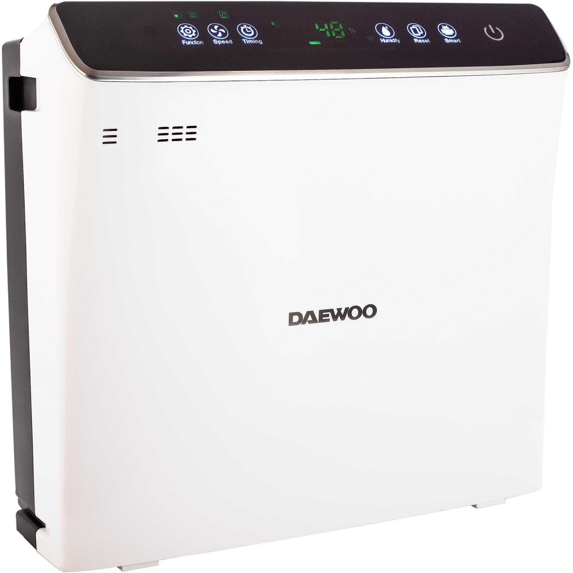 Purificator de aer si umidificator Daewoo DAP400, Wi-Fi, 300 m³/h