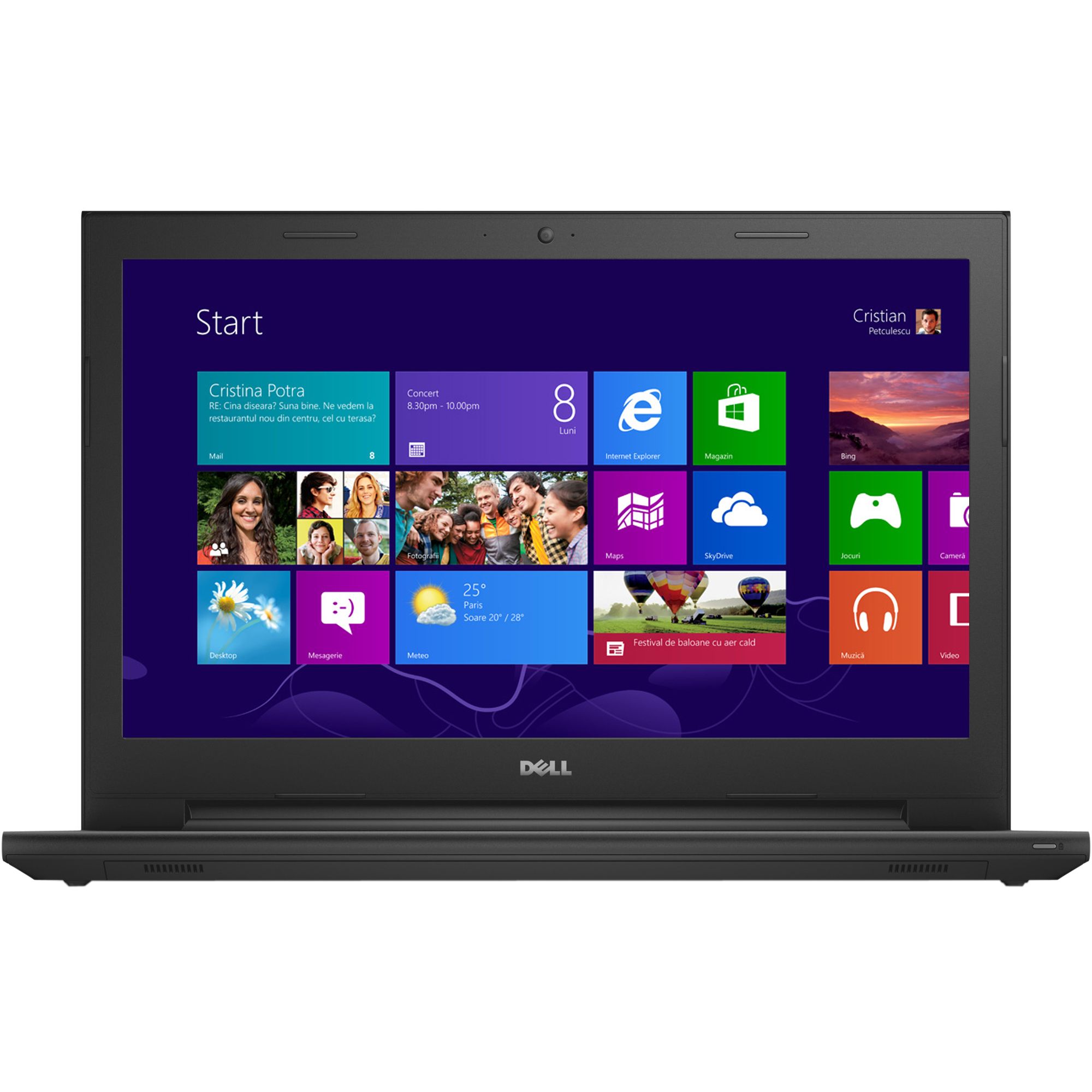  Laptop Dell Inspiron 3542, Intel Core i3-4030U, 4GB DDR3, HDD 500GB, Intel HD Graphics, Windows 8.1 