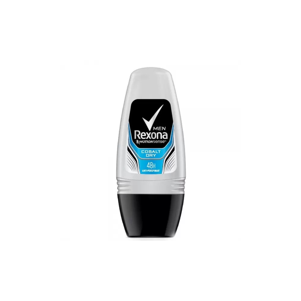 Deodorant Roll-On Rexona Men Cobalt Dry, 50 ml, Protectie 48 h