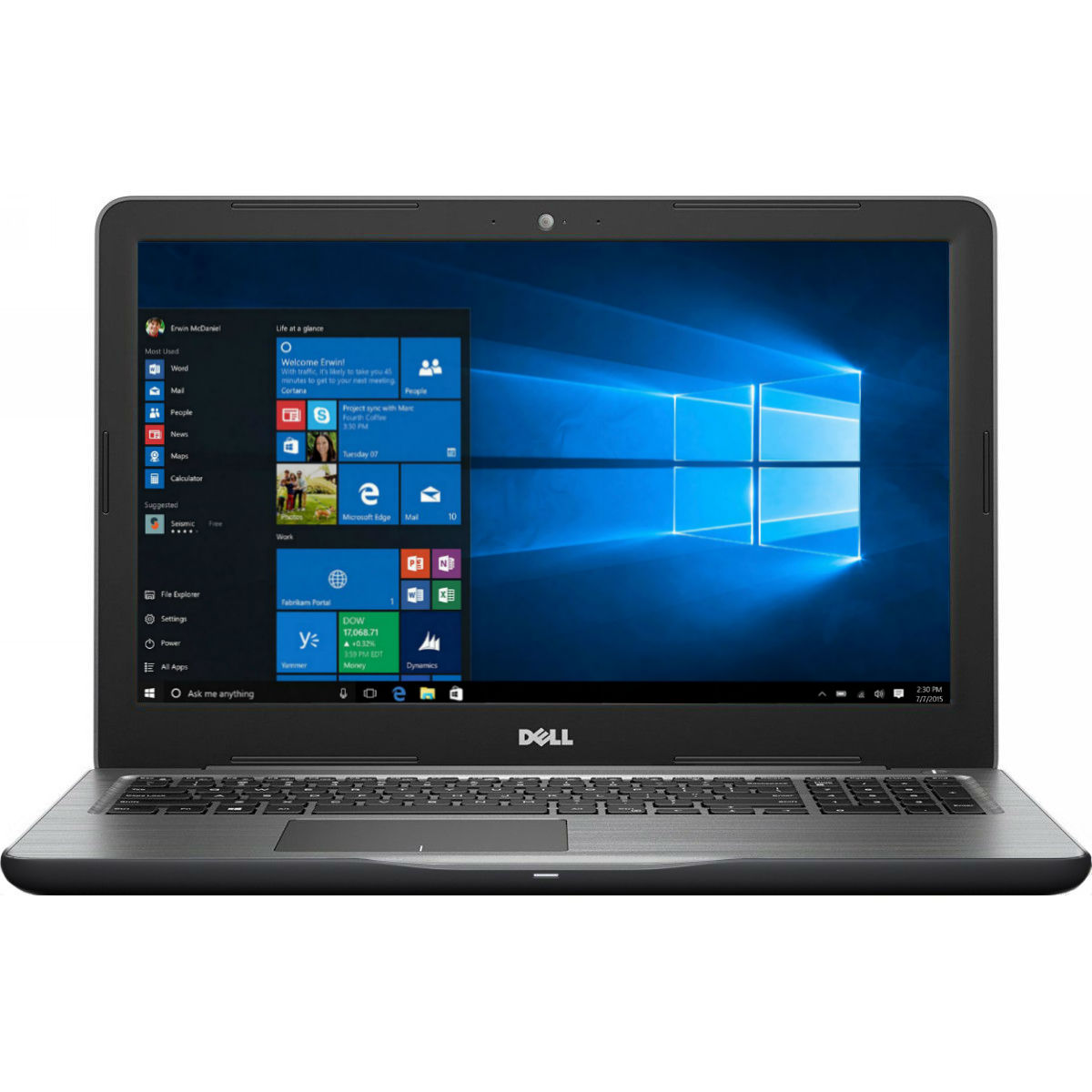 Laptop Dell Inspiron 5567, Intel Core i5-7200U, 8GB DDR4, HDD 1TB, AMD Radeon R7 M445 2GB, Windows 10 Home