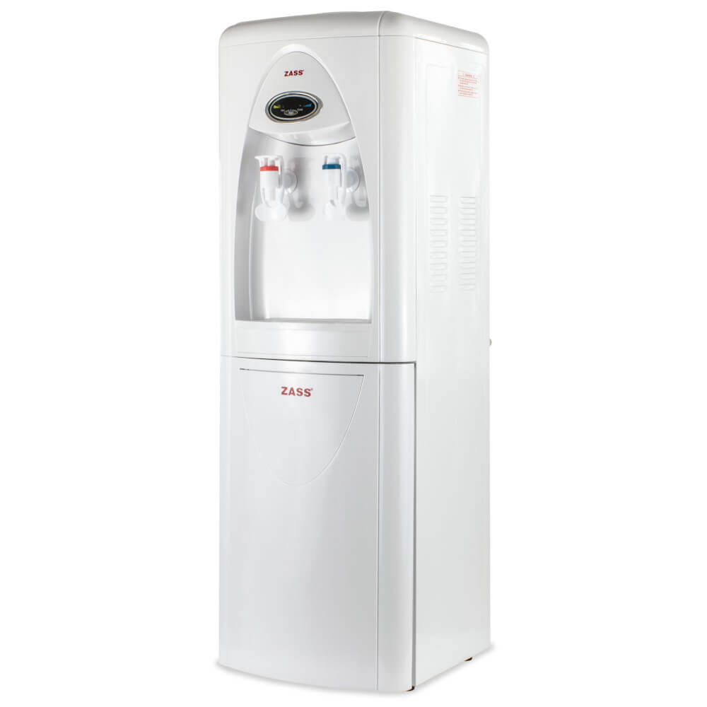 Dozator Apa De Podea Electric Zass Zwd 11 E, Termostat Automat, Apa Rece/calda, Compartiment Depozitare, Alb