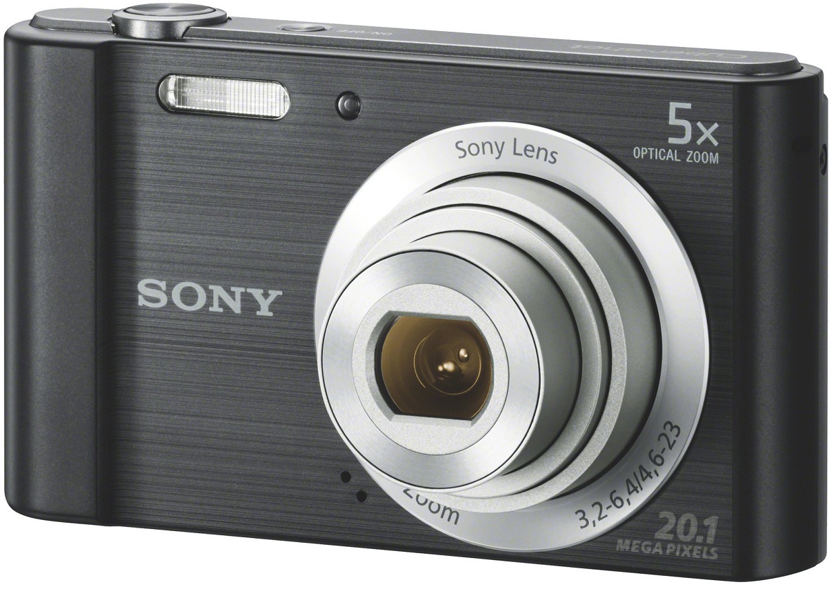 Aparat foto digital Sony DSCW800, 20MP, Negru
