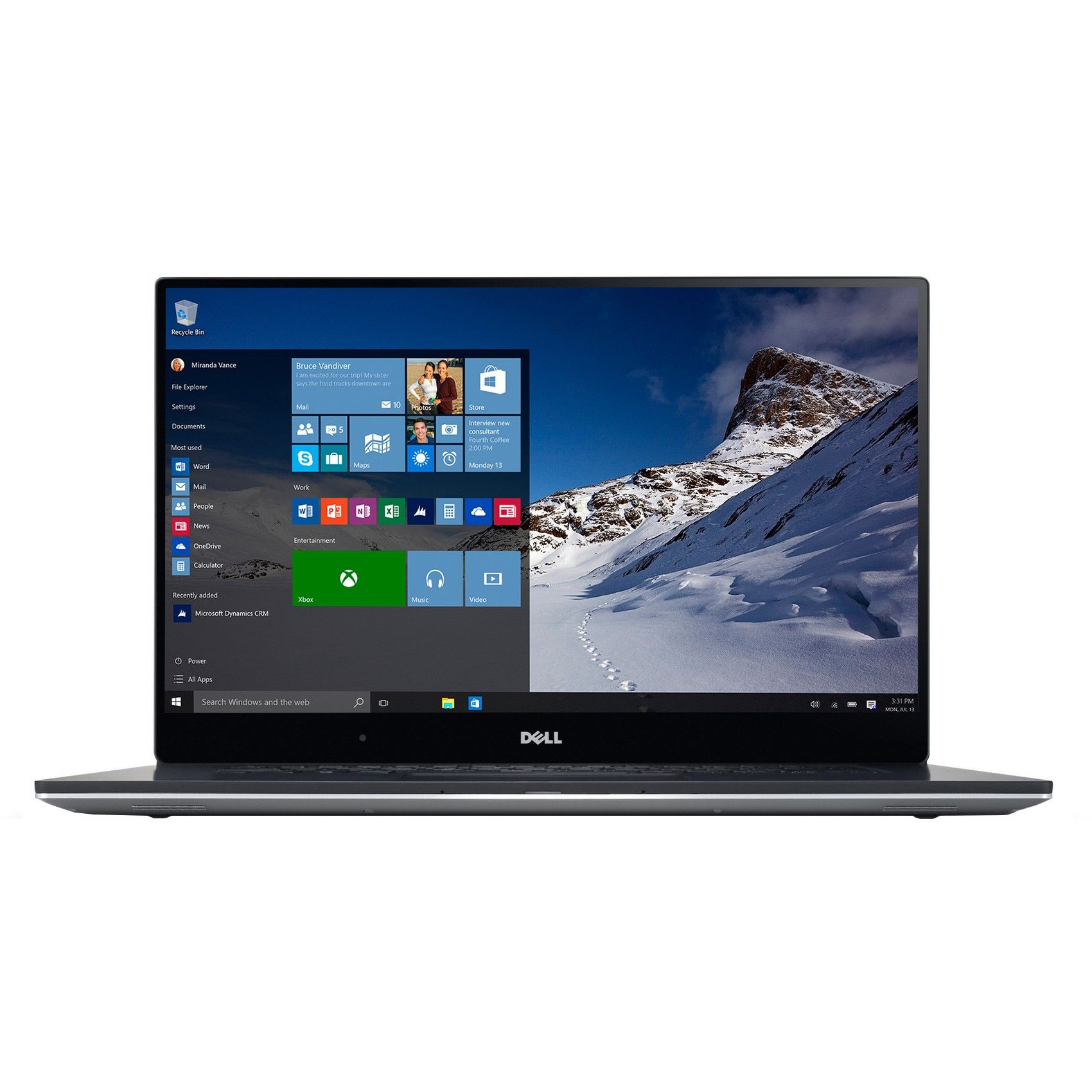  Laptop Ultrabook Dell XPS 9550, Intel Core i5-6300HQ, 8GB DDR4, HDD 1TB + SSD 32GB, nVidia GeForce GTX 960M 2GB, Windows 10 