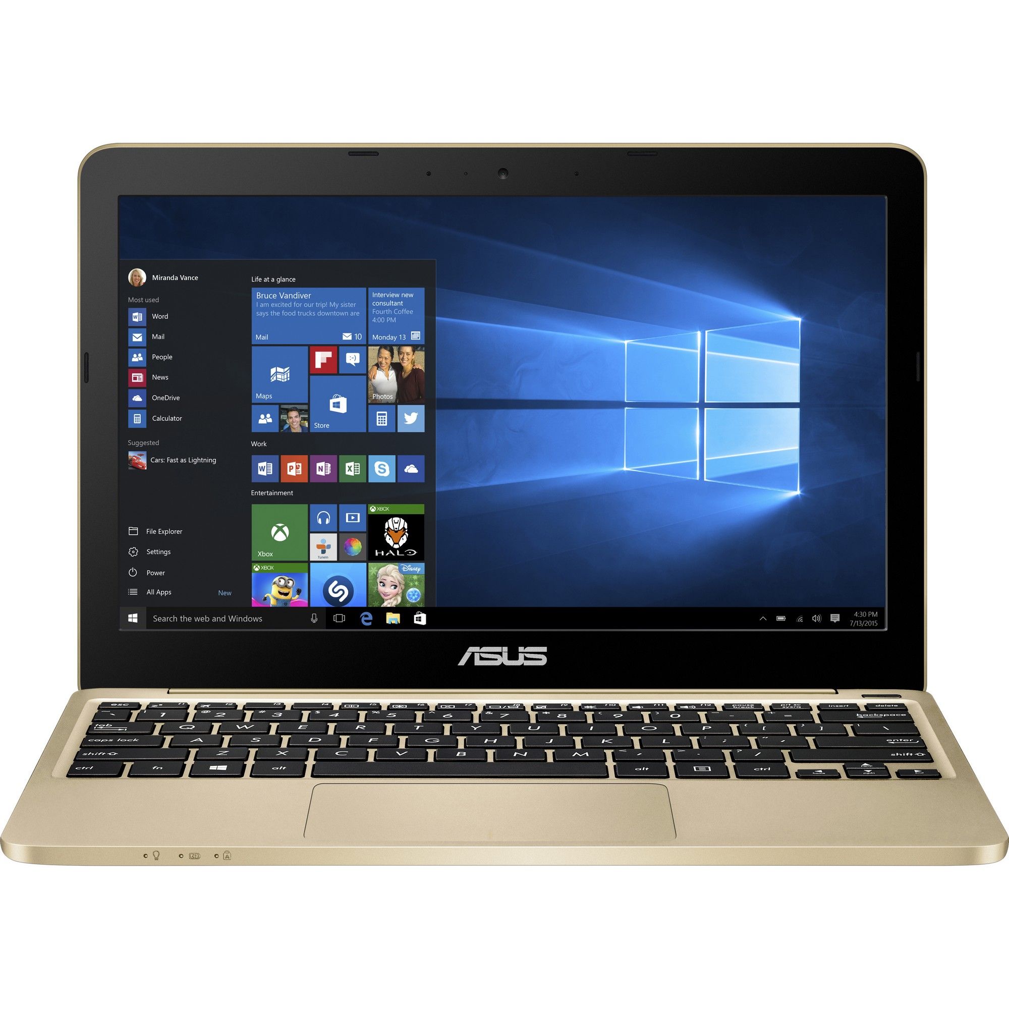 Laptop ASUS E200HA-FD0009TS, Intel Atom x5-Z8300, 2GB DDR3, eMMC 32GB, Intel HD Graphics, Windows 10 Home