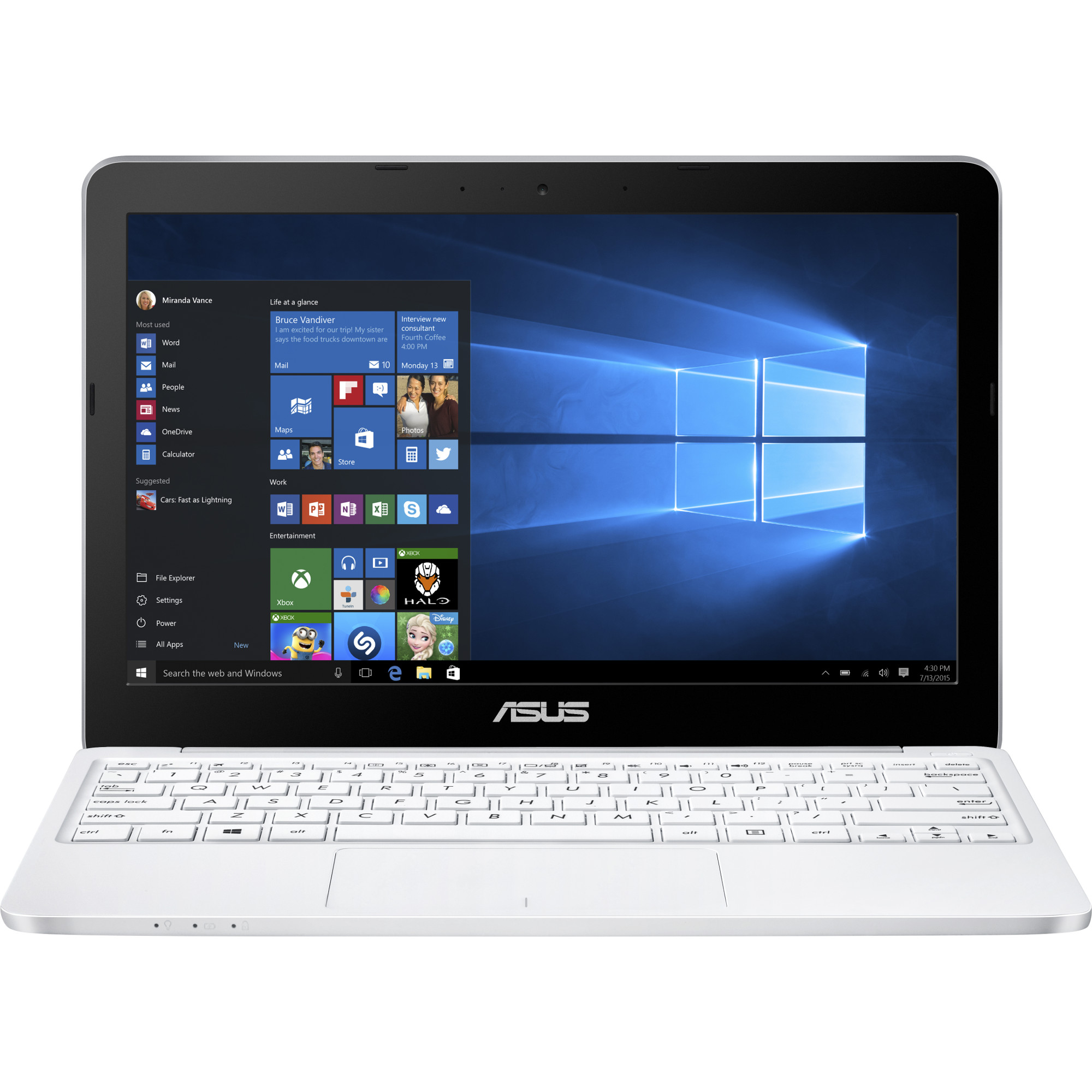 Laptop ASUS E200HA, Intel Atom X5-Z8350, 2GB DDR3, eMMC 32GB, Intel HD Graphics, Windows 10