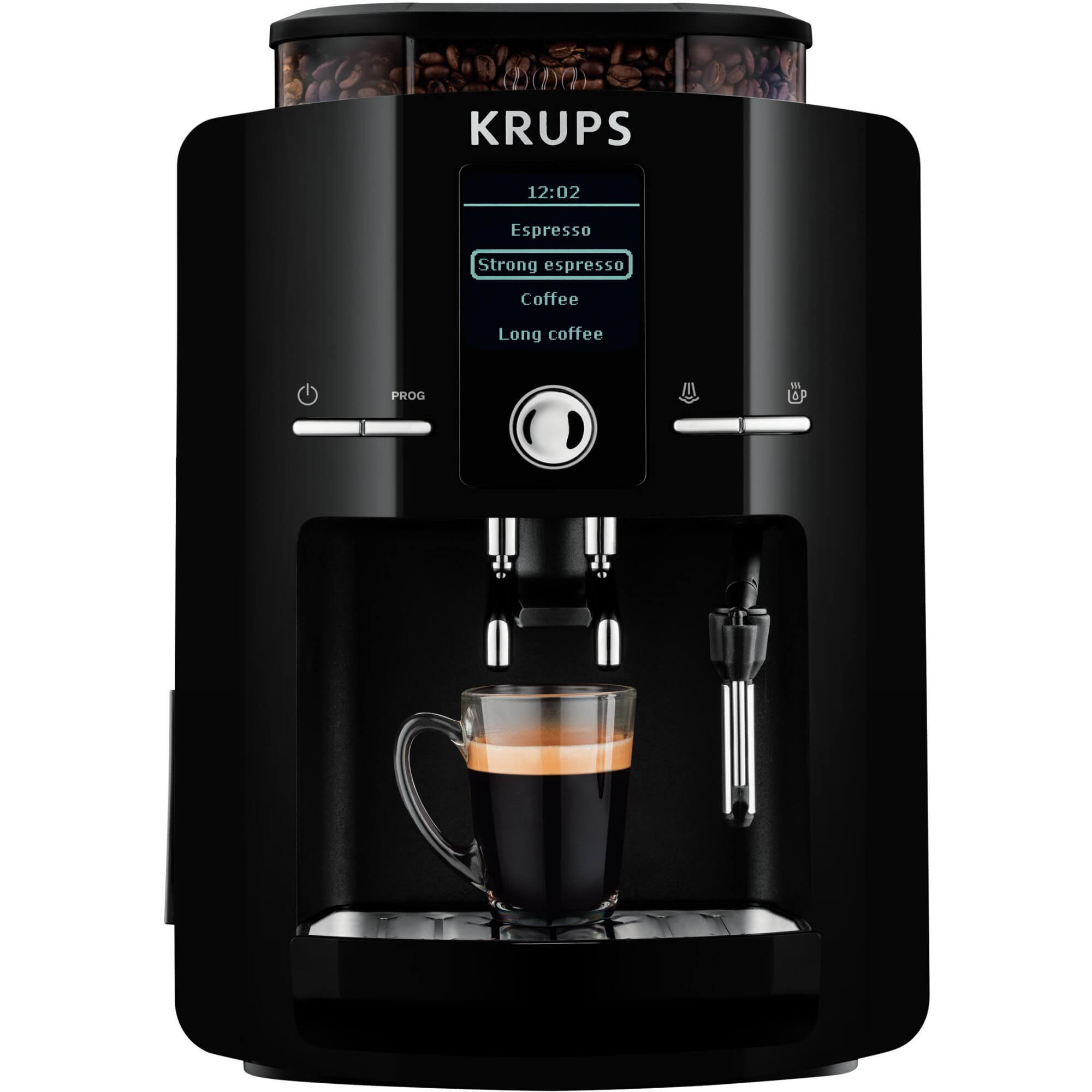  Espressor Krups EA8250PE, 1.8 l, 15 bari, negru 