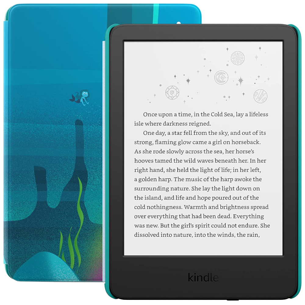  eBook Reader Amazon Kindle Kids 2022, 6", 16 GB, 300 ppi, Wi-Fi, USB-C, Ocean Explorer 