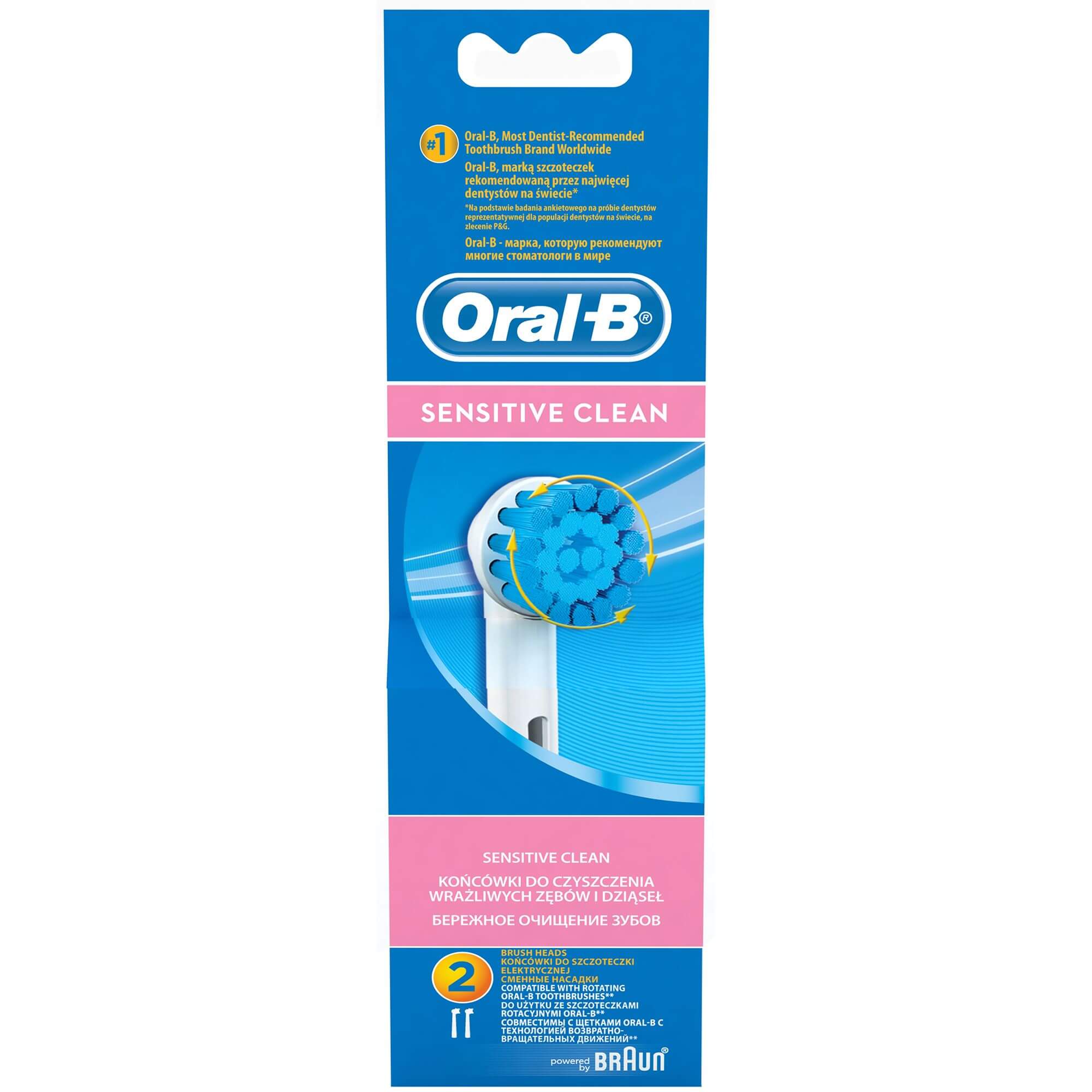  Rezerva periuta de dinti electrica Braun Oral-B EBS17-2 Sensitive, 2 buc 