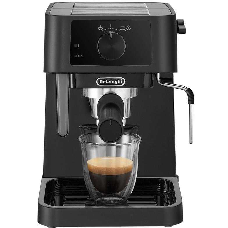 Espressor Manual Delonghi Ec235.bk, 1100 W, 1 L, 15 Bar, Negru