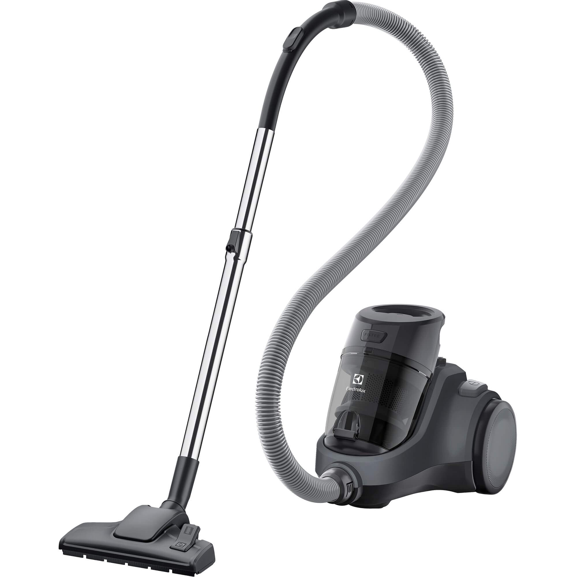  Aspirator fara sac Electrolux Ease C4 EC41-4T, 1.8 L, 750 W, 28 kWh/an, Clasa A, Tub telescopic metalic, Filtre lavabile, Perie parchet, Raza de operare 10 m, Negru 