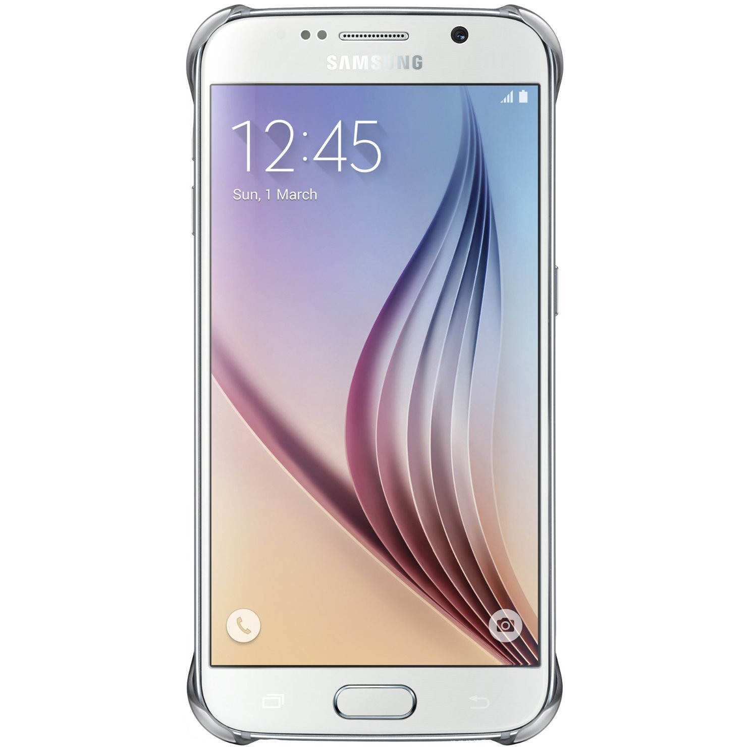 Carcasa de protectie Samsung EF-QG920BSEGWW pentru Galaxy S6, Argintiu 