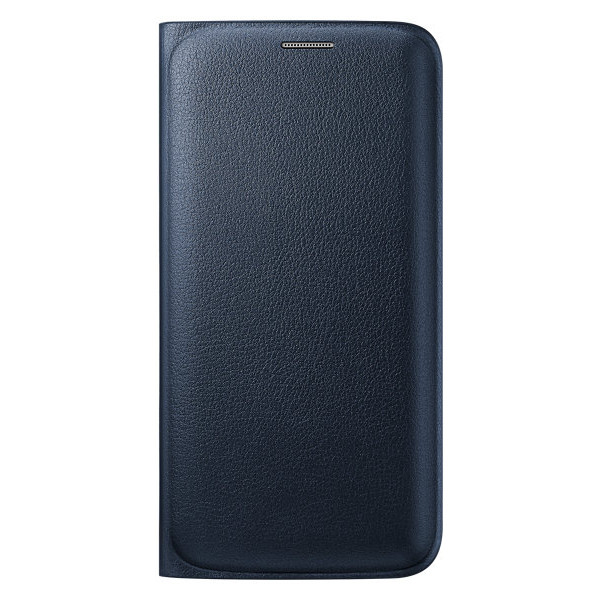  Husa Flip Wallet Samsung EF-WG925PBEGWW pentru Galaxy S6 Edge, Albastru inchis 